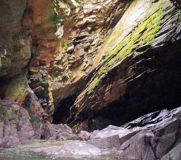 Inside 7 Arches Caves Co Donegal