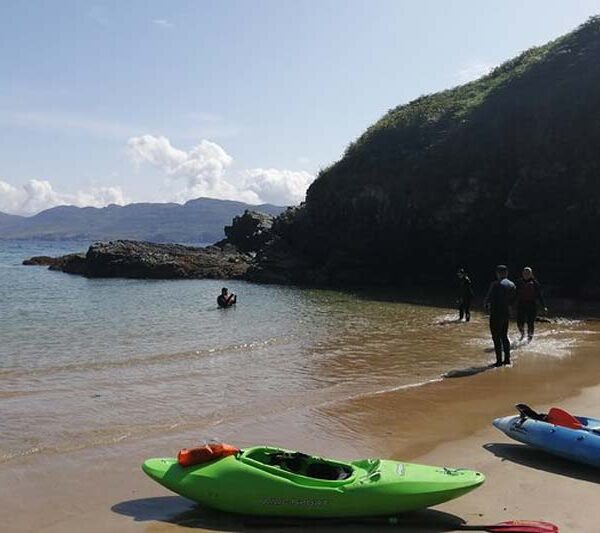 On The Beach at 7 Arches Co Donegal