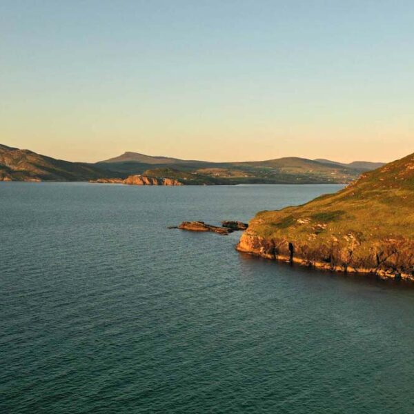 Aerial View of Portsalon Bay Donegal