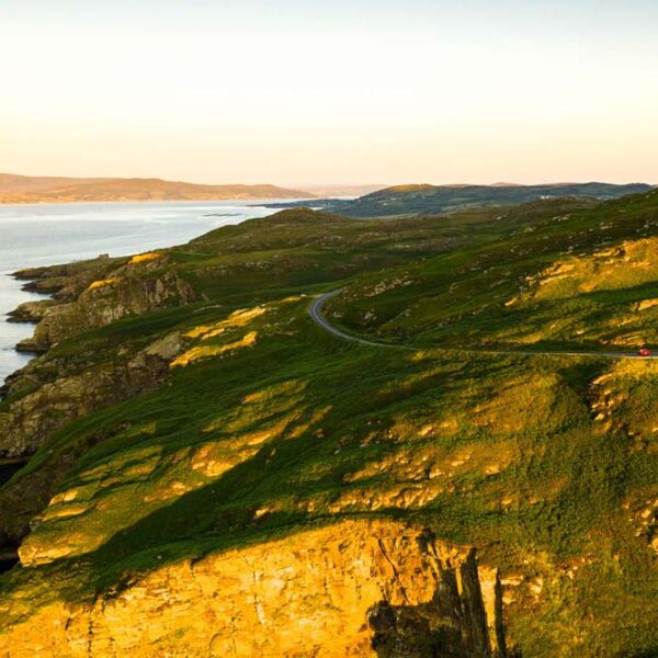 Aerial View of Portsalon Landscape